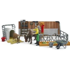 BWorld Cow & Calf Barn with Farmer