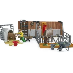BWorld Cow & Calf Barn with Farmer