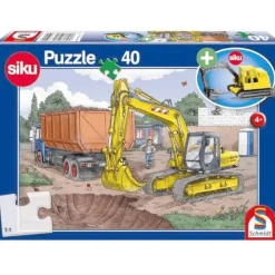 Digger 40pc Puzzle & Play
