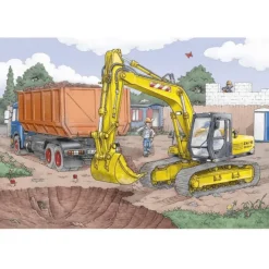 Digger 40pc Puzzle & Play