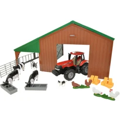 Farm Building Set with Case Tractor