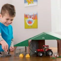 Farm Building Set with Case Tractor