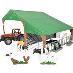Farm Building Set with Case Tractor