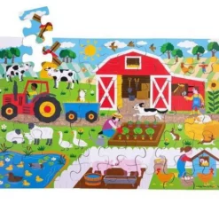 Farmyard Wooden Floor Puzzle, 48 pieces