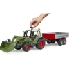 Fendt Vario with Front Loader & Tipping Trailer