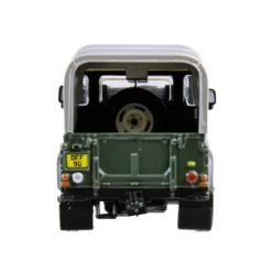 Green Land Rover Defender 90 with Canopy