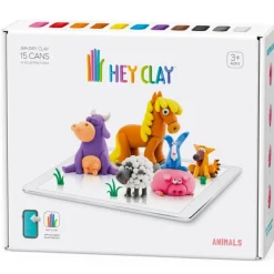 Hey Clay Modelling Farm Animals Set