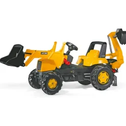 JCB Kids Tractor With Frontloader & Rear Excavator