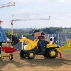 JCB Kids Tractor With Frontloader & Rear Excavator