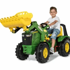 John Deere Pedal Tractor with Pneumatic Tyres, Gears & Brakes