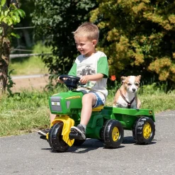 John Deere Trike Tractor with Sound & Trailer