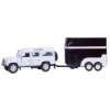 Land Rover Defender with Horse Trailer