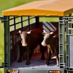 Livestock Trailer with Cow
