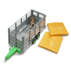 Livestock Trailer with Cow