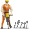 Man with Jack Hammer & Tools