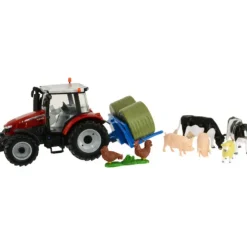 Massey Ferguson Tractor Playset