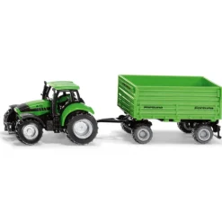 Mini Deutz-Fahr with Fortuna 4 Wheel Trailer
