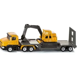 Mini Low Loader with Excavator