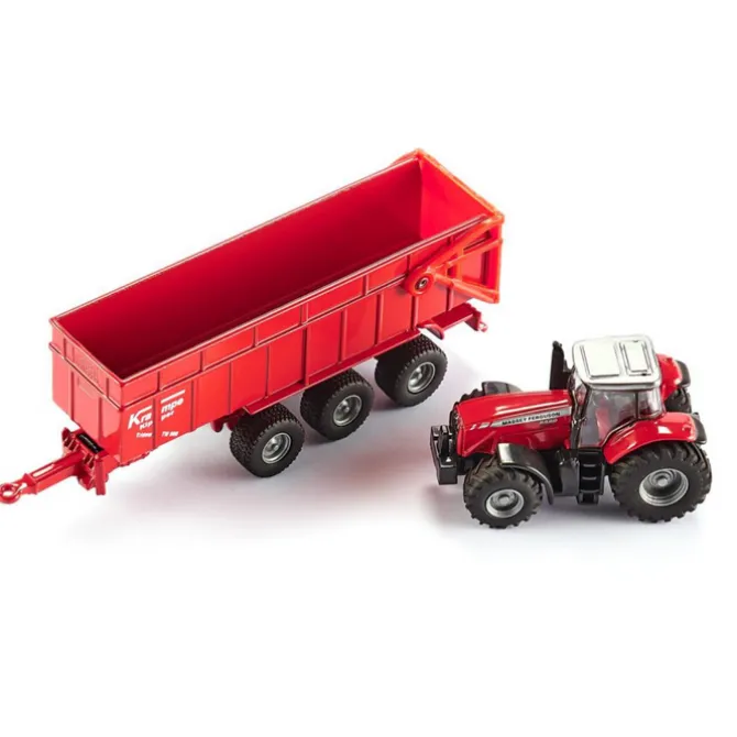 Mini Massey Ferguson Tractor with Trailer
