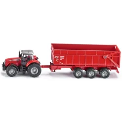 Mini Massey Ferguson Tractor with Trailer