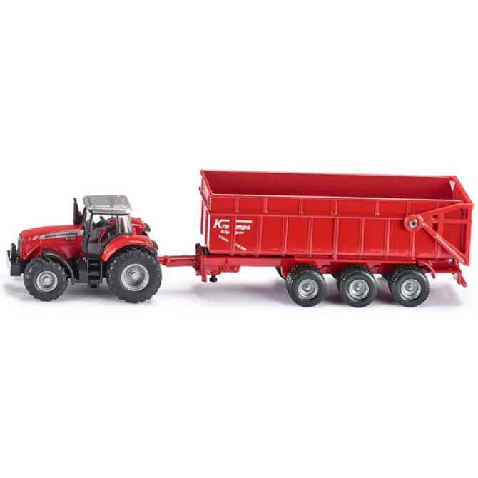 Mini Massey Ferguson Tractor with Trailer
