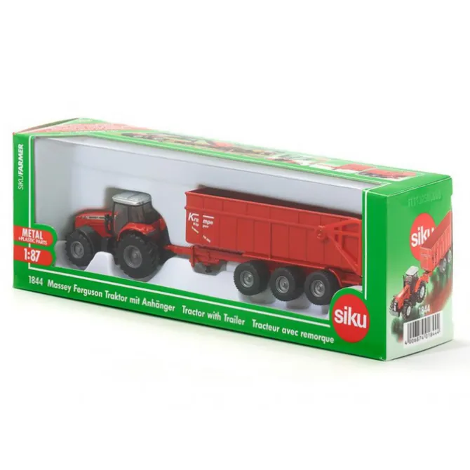 Mini Massey Ferguson Tractor with Trailer