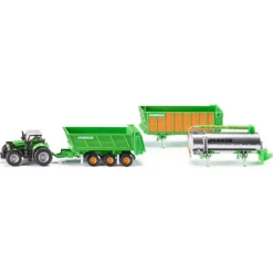 Mini Tractor & Joskin Trailer Set