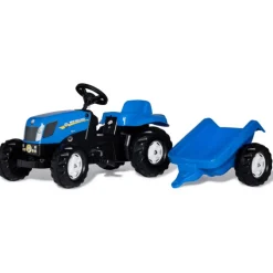 New Holland Rolly Kid Tractor & Trailer