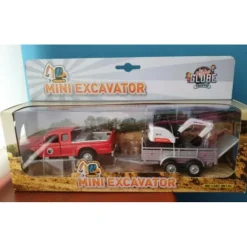 Pajero with Mini Excavator