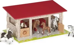 Papo Wooden Horse Stables