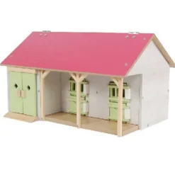 Pink Horse Stable with 2 Boxes
