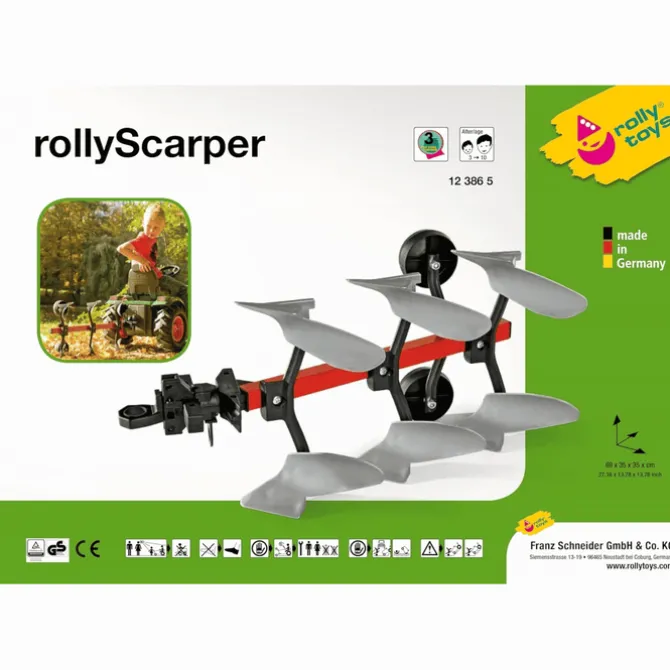 Red Plough for Rolly Pedal Tractor