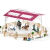 Riding School with Riders & Horses