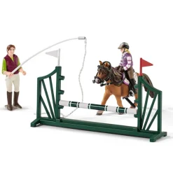 Riding School with Riders & Horses