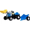 Rolly New Holland Pedal Tractor with Loader & Trailer