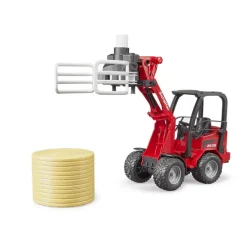 Schaffer Compact Loader 630 with Bale