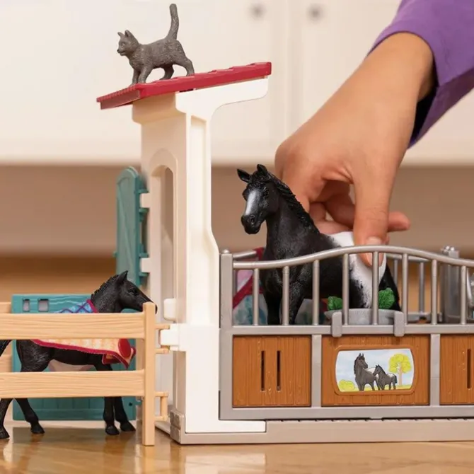 Schleich Horse Club Horse Box with Mare & Foal