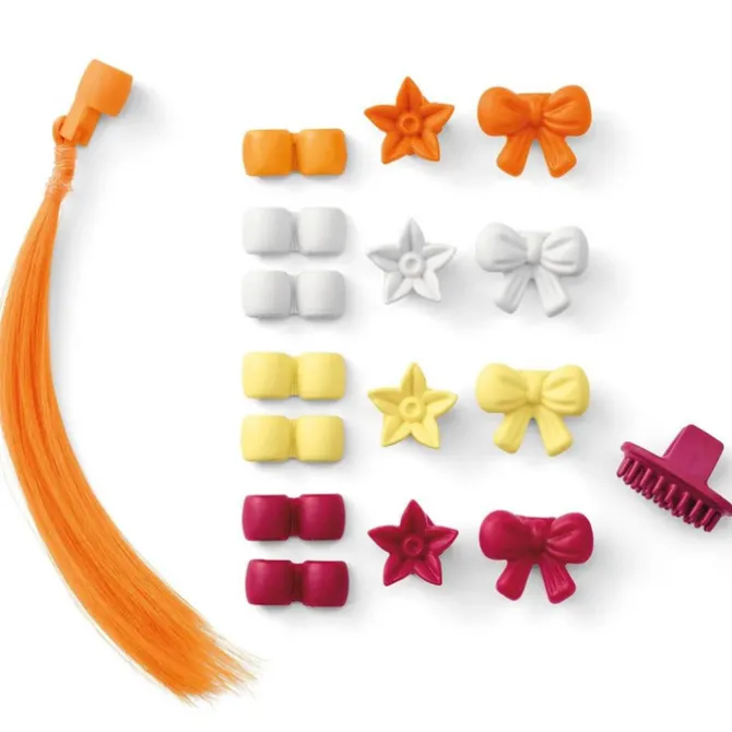 Schleich Horse Hair Clip Accessories - Orange