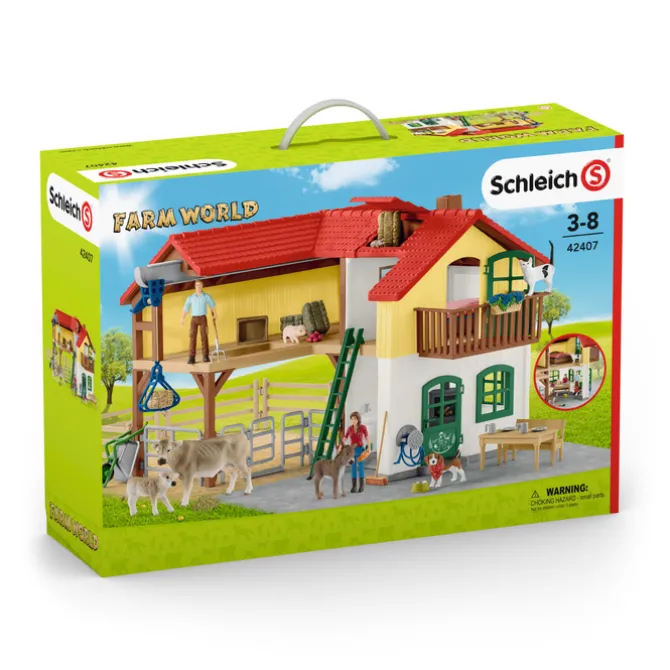Schleich Large Farm House with Animals & Accessories