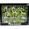 Set of 12 Black & White Cows