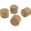 Set of 4 Round Straw Bales