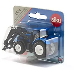 Siku Mini New Holland Tractor with Pallet Fork & Pallet
