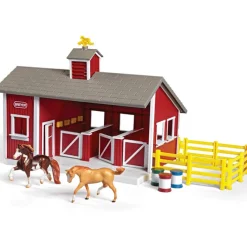 Stablemates Red Stable Set With Two Horses