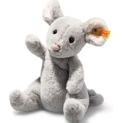 Steiff Soft Cuddly Cheesy Mouse Sitting - 19cm
