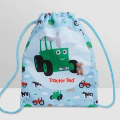 Tractor Ted Drawstring Bag