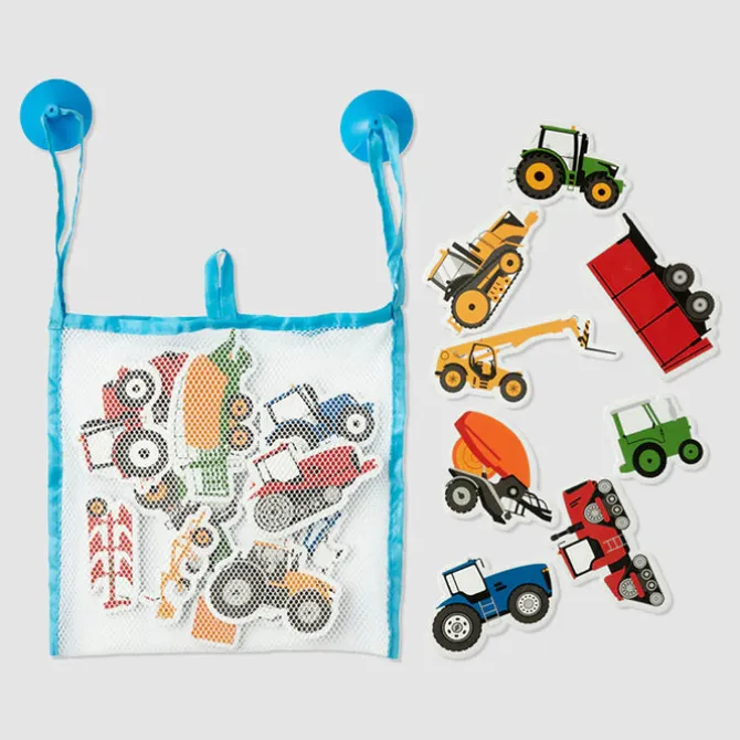 Tractor Ted Farm Machine Bath Stickers