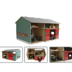 Workshop with Storage & Red Doors
